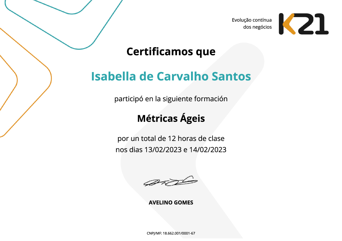 Certificado K21